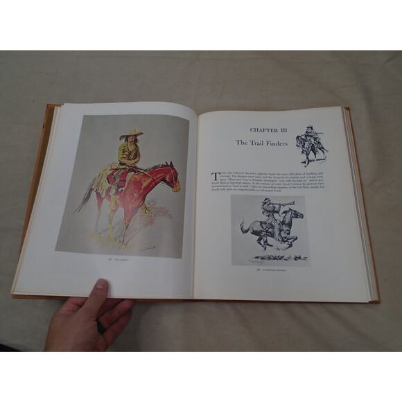 Vintage The Frederic Remington Book Limited Edition Leather Hardcover Western Ar - Picture 8 of 12